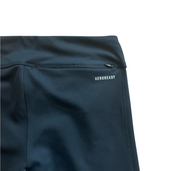 Adidas Black Leggings Moisture-Wicking Athletic Wear - Picture 2 of 4